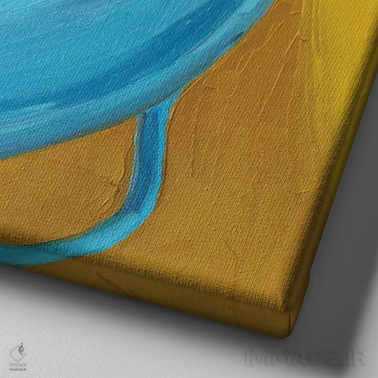 تابلو خرچنگ در دیگ اثر آلیس استراکر - نمای نزدیک بافت بوم