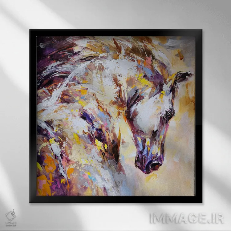 تابلو رقص خیالانگیز اثر آنا چر - نمای قابدار مشکی