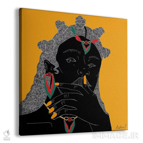 تابلو تأمل اثر آیسلین اف - نمای پرسپکتیو محصول