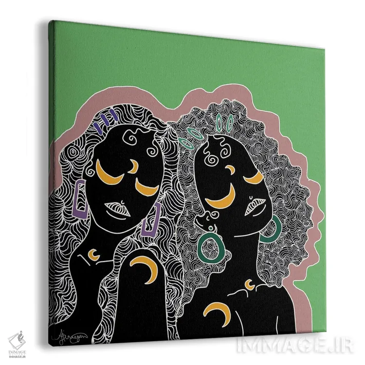 تابلو خواهر II اثر آیسلین اف - نمای پرسپکتیو محصول