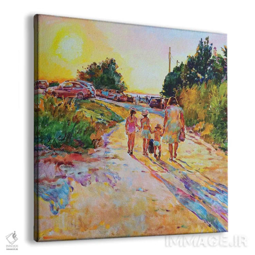 تابلو جاده به سوی دریا اثر اندریی کوتساچنکو - نمای پرسپکتیو محصول