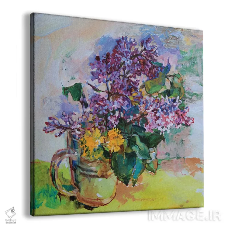 تابلو یاس بنفش کوچک اثر اندریی کوتساچنکو - نمای پرسپکتیو محصول