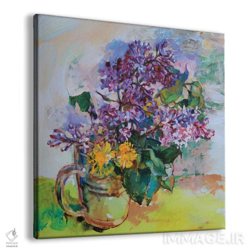 تابلو یاس بنفش کوچک اثر اندریی کوتساچنکو - نمای پرسپکتیو محصول