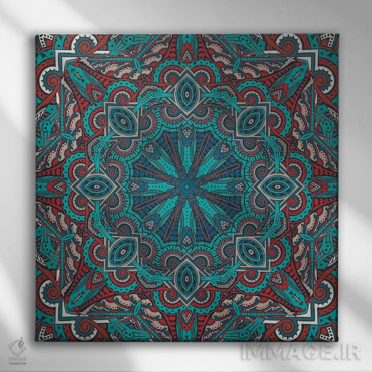 تابلو دریای مراکش ۱ اثر ایمی استوارت - نمای روبهرو روی دیوار