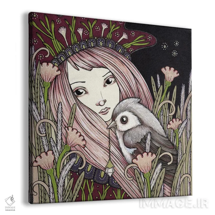 تابلو آنجاناس (موجودات افسانهای اسپانیایی) اثر آنیتا اینوراریتی - نمای پرسپکتیو محصول