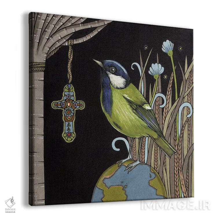 تابلو کشیش گرین اثر آنیتا اینوراریتی - نمای پرسپکتیو محصول