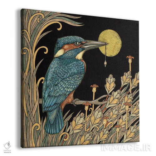 تابلو مرغ ماهیخوار (پرنده) اثر آنیتا اینوراریتی - نمای پرسپکتیو محصول