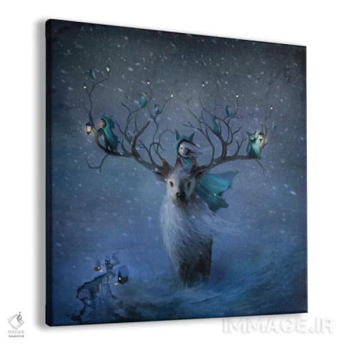 تابلو زمستانیها (گیاه یا گروهی مخصوص) اثر الکساندر یانسون - نمای پرسپکتیو محصول