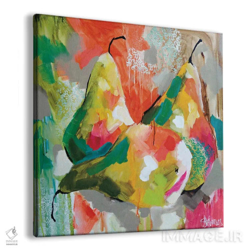 تابلو گلابیهای غرق در نور خورشید اثر آماندا جی. بروکس - نمای پرسپکتیو محصول