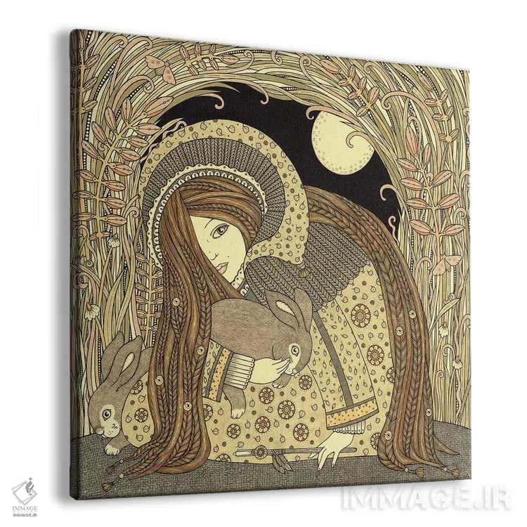 تابلو ملکه الفِین (سرزمین افسانهای الفها) اثر آنیتا اینوراریتی - نمای پرسپکتیو محصول