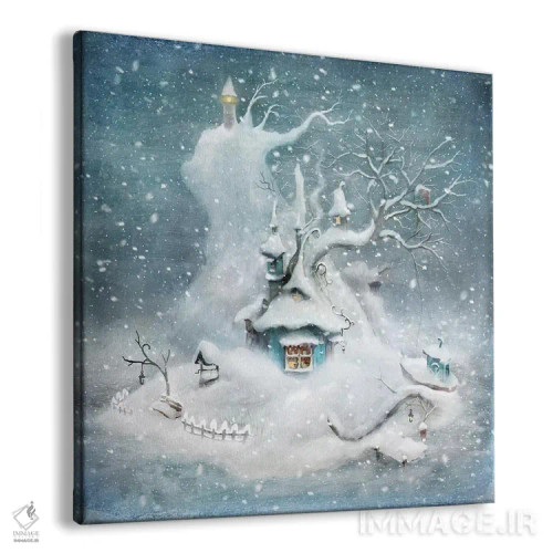 تابلو زمستان (سوئدی) اثر الکساندر یانسون - نمای پرسپکتیو محصول