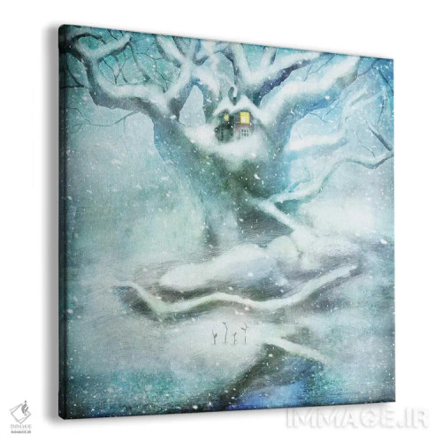 تابلو جوانههای زمستانی اثر الکساندر یانسون - نمای پرسپکتیو محصول