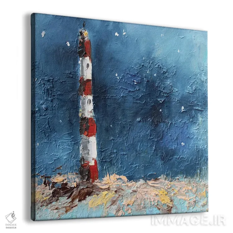 تابلو نور فانوس دریایی اثر الکساندرا جاگودا - نمای پرسپکتیو محصول