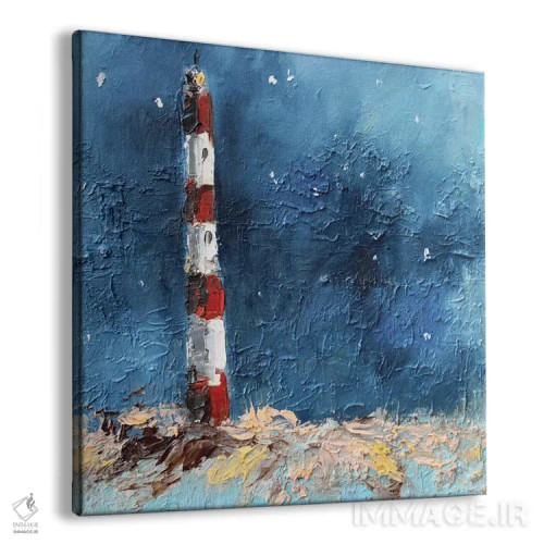 تابلو نور فانوس دریایی اثر الکساندرا جاگودا - نمای پرسپکتیو محصول