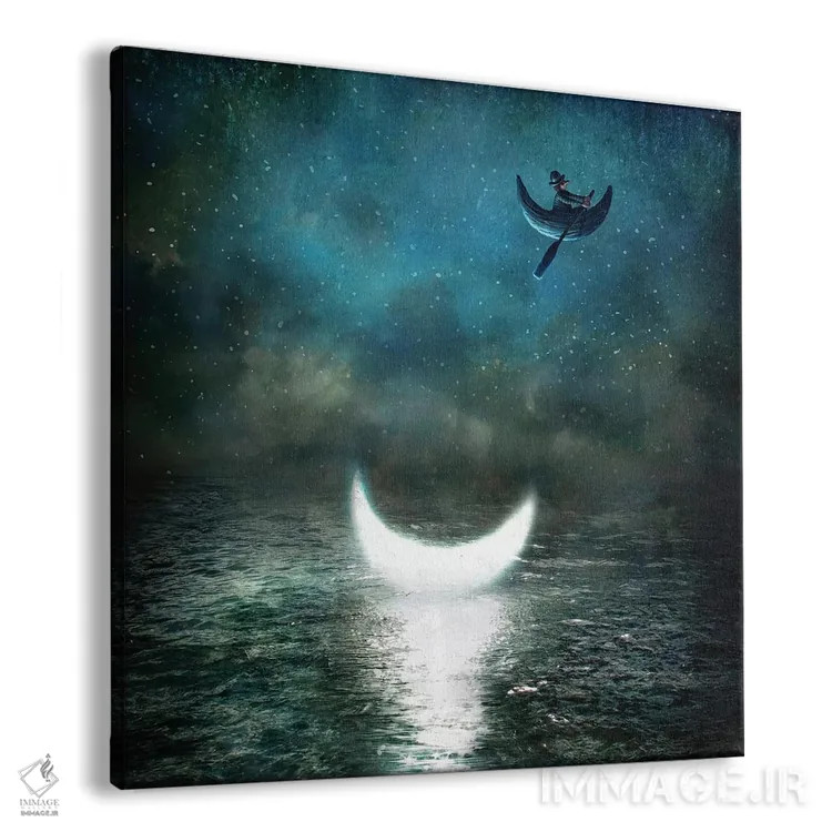 تابلو شب کسلکننده اثر الکساندر یانسون - نمای پرسپکتیو محصول