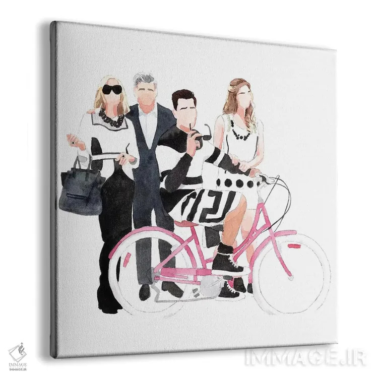 تابلو دره شیتز (سریال کمدی) اثر ایجی فیلوپولوس - نمای پرسپکتیو محصول