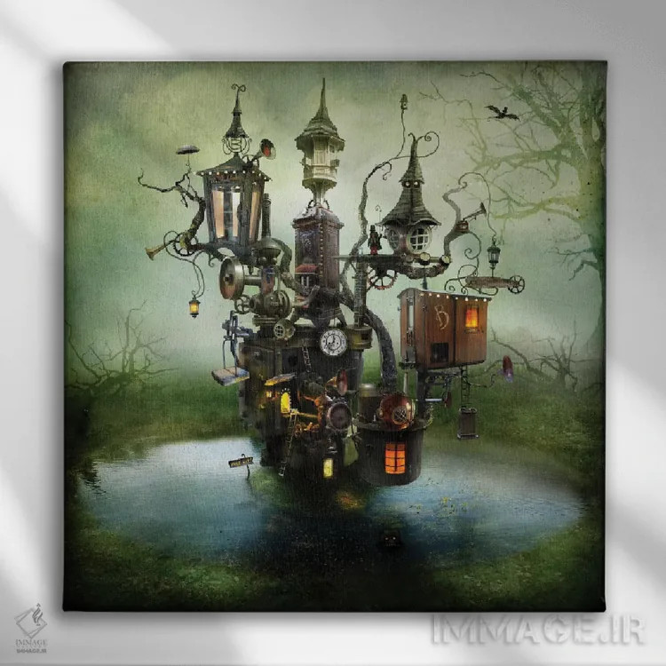 تابلو پروفسور بولتنهارر اثر الکساندر یانسون - نمای روبهرو روی دیوار