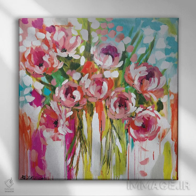 تابلو سمفونی شکوفایی خورشید اثر آماندا جی. بروکس - نمای روبهرو روی دیوار