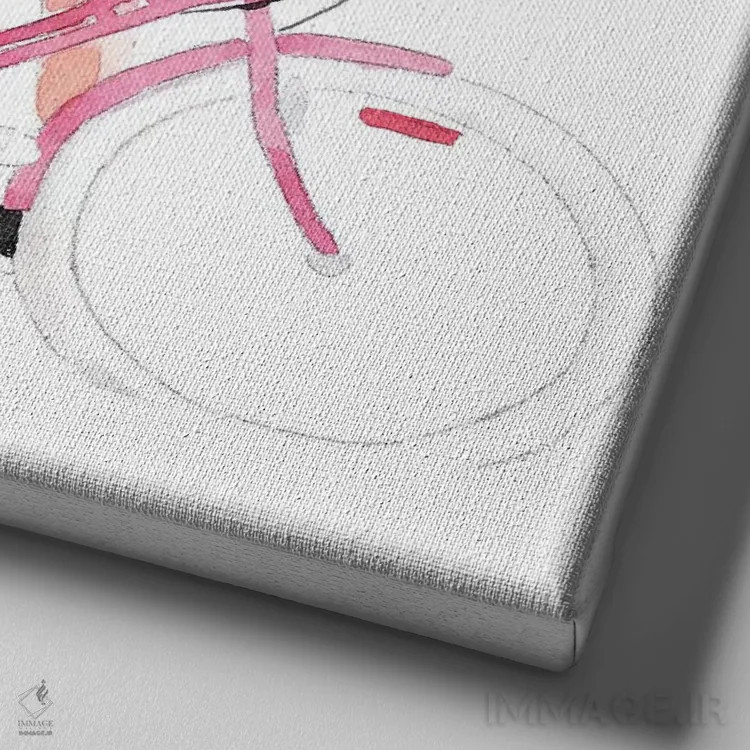 تابلو دره شیتز (سریال کمدی) اثر ایجی فیلوپولوس - نمای نزدیک بافت بوم