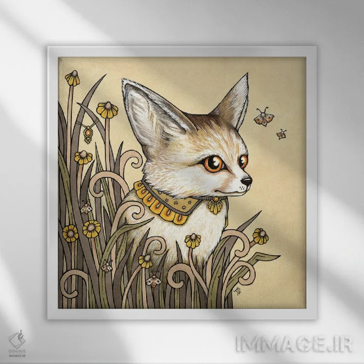 تابلو ولاد (نام مذکر شرق اروپا) اثر آنیتا اینوراریتی - نمای قابدار سفید