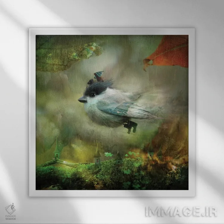 تابلو آرتور، ژول و مارچوبه اثر الکساندر یانسون - نمای قابدار سفید