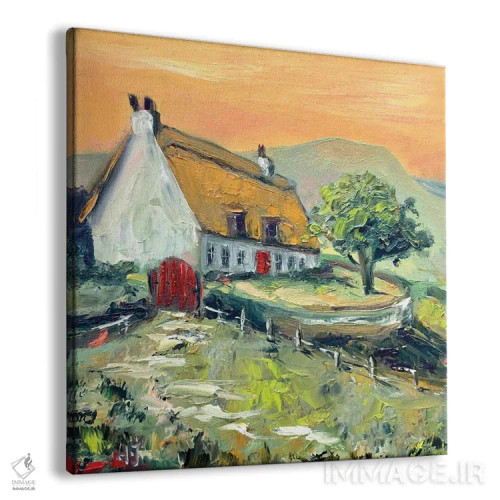 تابلو کلبه اثر الکساندرا جاگودا - نمای پرسپکتیو محصول