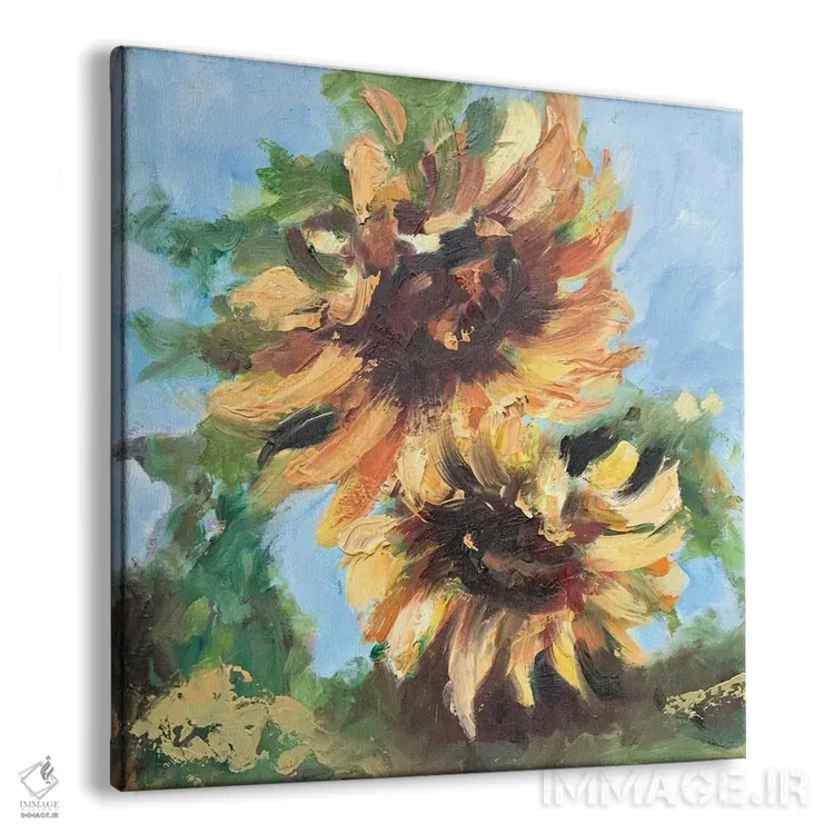 تابلو آفتابگردانها اثر الکساندرا جاگودا - نمای پرسپکتیو محصول