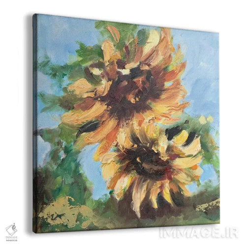 تابلو آفتابگردانها اثر الکساندرا جاگودا - نمای پرسپکتیو محصول