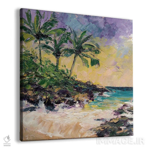 تابلو هاوایی اثر الکساندرا جاگودا - نمای پرسپکتیو محصول