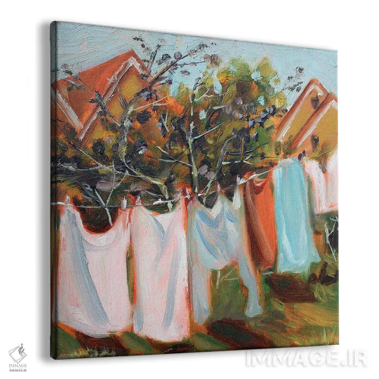 تابلو در باغ من اثر الکساندرا جاگودا - نمای پرسپکتیو محصول