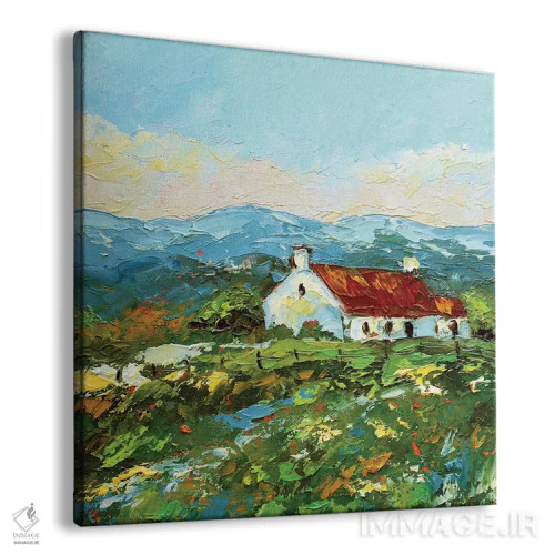 تابلو کلبه ایرلندی اثر الکساندرا جاگودا - نمای پرسپکتیو محصول