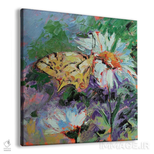 تابلو پروانه اثر الکساندرا جاگودا - نمای پرسپکتیو محصول