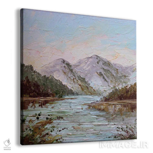 تابلو طلوع هلوئی رنگ اثر الکساندرا جاگودا - نمای پرسپکتیو محصول