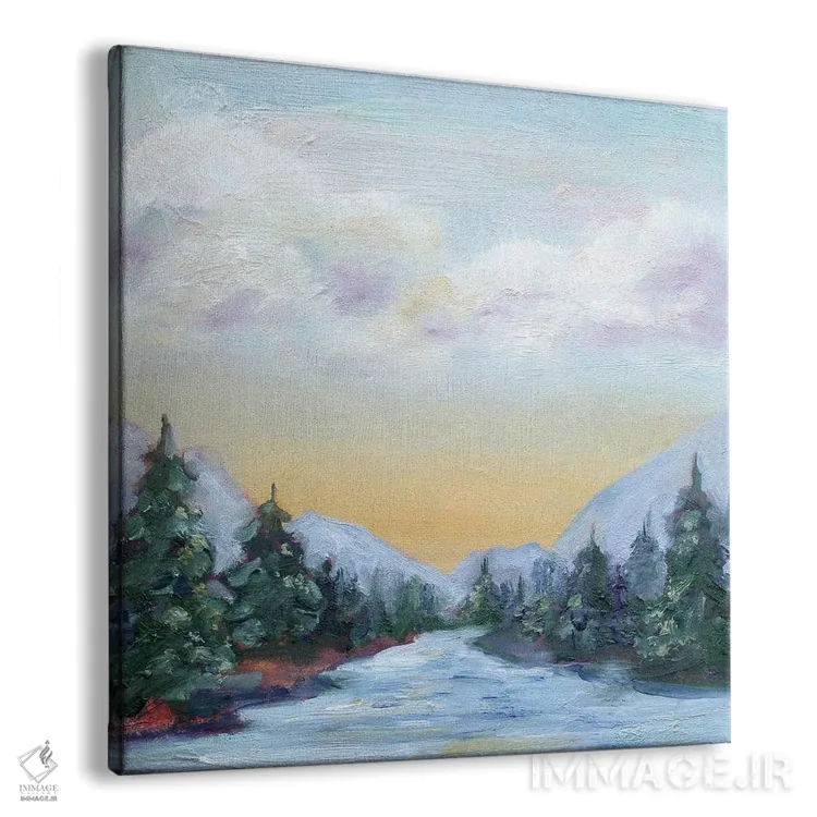 تابلو جنگل کاج اثر الکساندرا جاگودا - نمای پرسپکتیو محصول