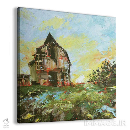 تابلو انبار قدیمی اثر الکساندرا جاگودا - نمای پرسپکتیو محصول