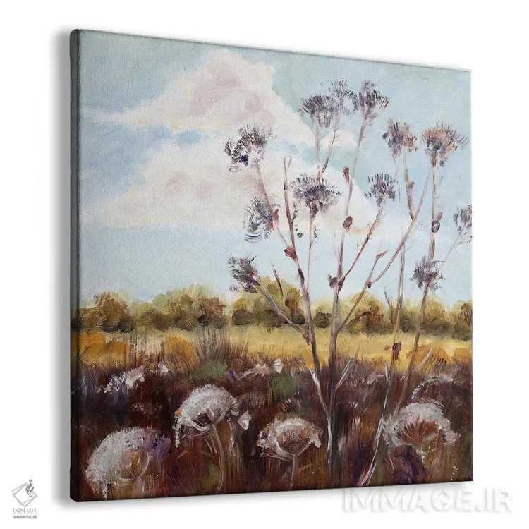 تابلو گیاهان پاییزی اثر الکساندرا جاگودا - نمای پرسپکتیو محصول