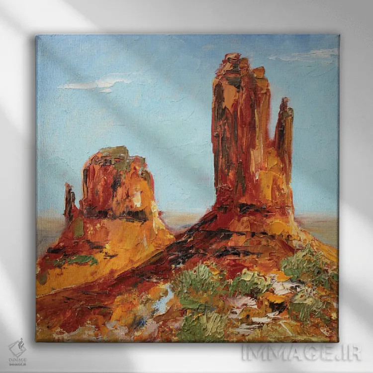 تابلو دره یادبود اثر الکساندرا جاگودا - نمای روبهرو روی دیوار