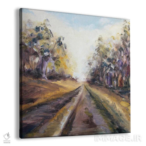 تابلو در مسیر زمستان اثر الکساندرا جاگودا - نمای پرسپکتیو محصول