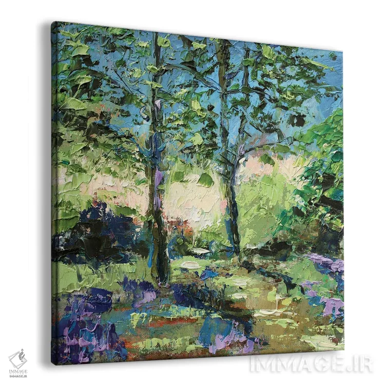 تابلو بهار در جنگل اثر الکساندرا جاگودا - نمای پرسپکتیو محصول