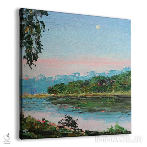 تابلو طلوع خورشید اثر الکساندرا جاگودا - نمای پرسپکتیو محصول