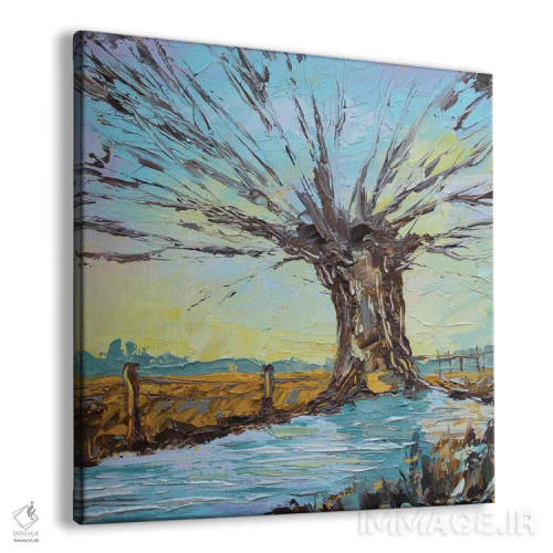 تابلو درخت زندگی اثر الکساندرا جاگودا - نمای پرسپکتیو محصول