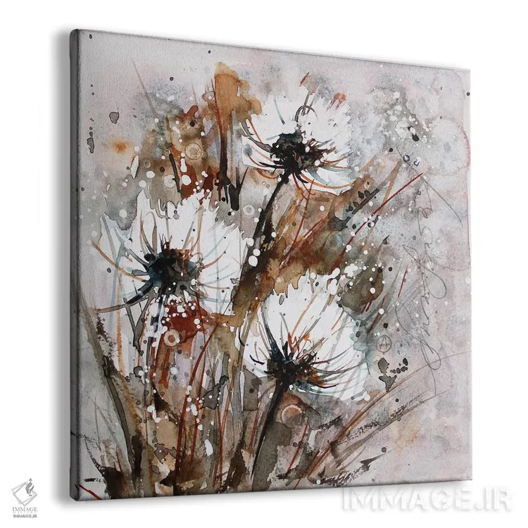 تابلو گلهای وحشی و گیاهان دارویی اثر الکساندرا جاگودا - نمای پرسپکتیو محصول