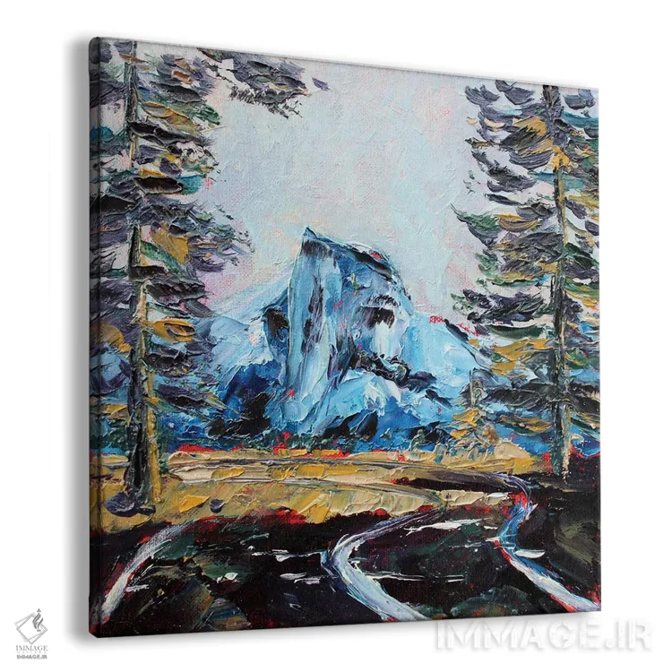 تابلو کوه یوسیمیتی اثر الکساندرا جاگودا - نمای پرسپکتیو محصول
