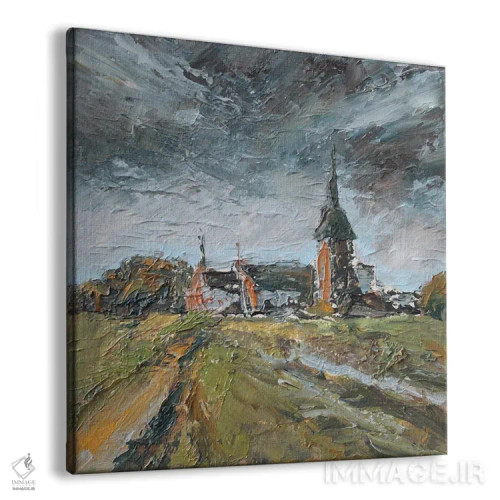 تابلو یک کلیسای کوچک اثر الکساندرا جاگودا - نمای پرسپکتیو محصول