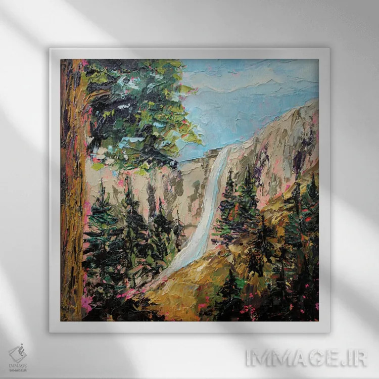 تابلو یوسیمیتی اثر الکساندرا جاگودا - نمای قابدار سفید