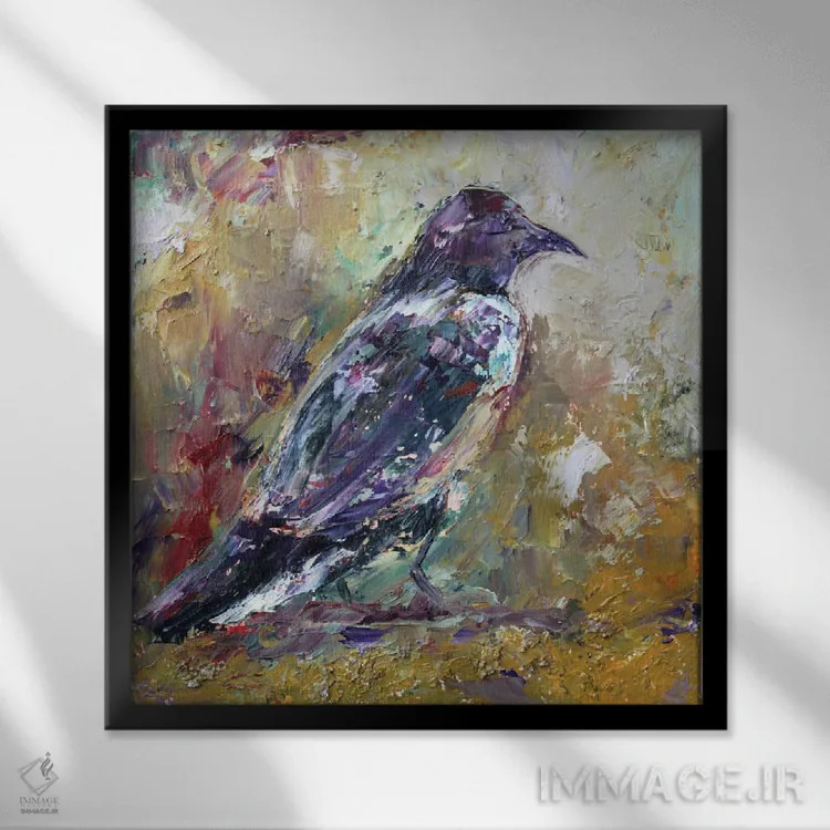 تابلو روح تاریک اثر الکساندرا جاگودا - نمای قابدار مشکی