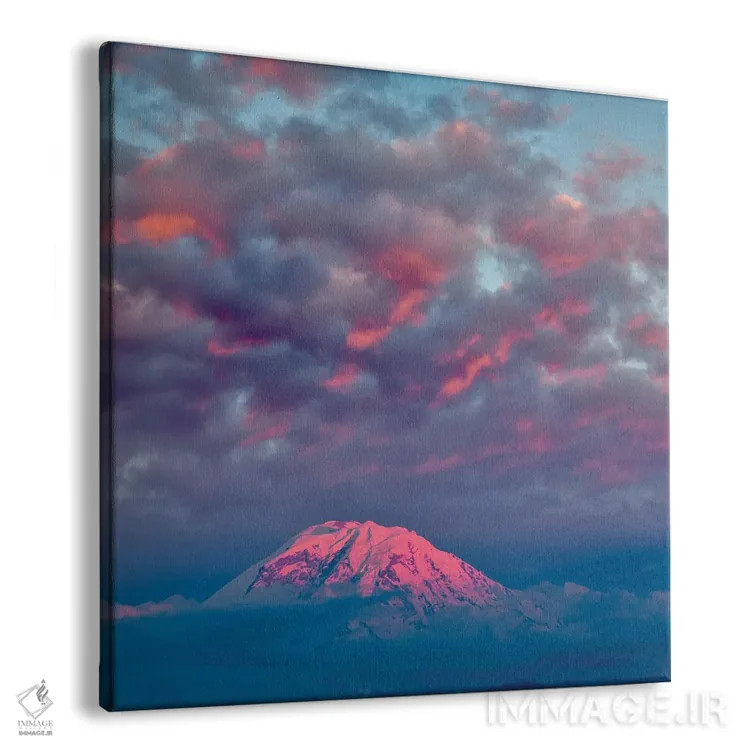تابلو کوه رینیر در غروب، ایالت واشنگتن اثر آدام جونز - نمای پرسپکتیو محصول