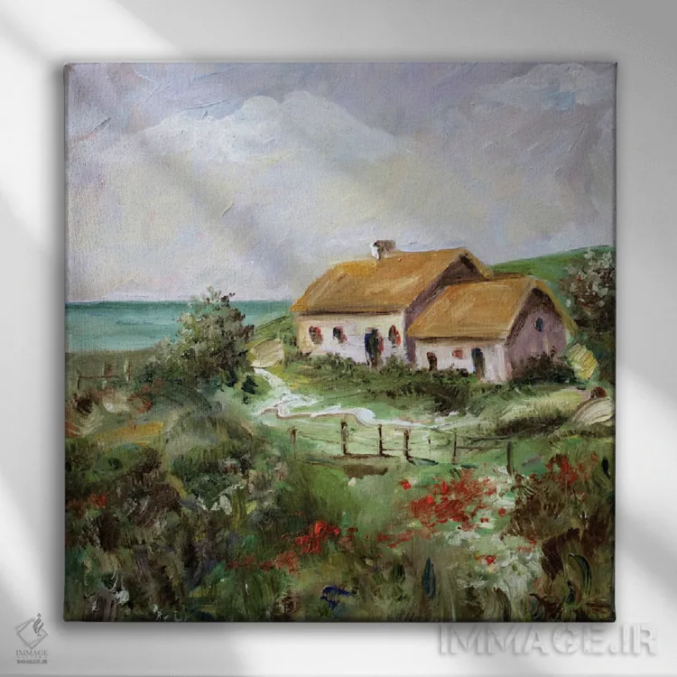 تابلو روز آفتابی در ایرلند اثر الکساندرا جاگودا - نمای روبهرو روی دیوار