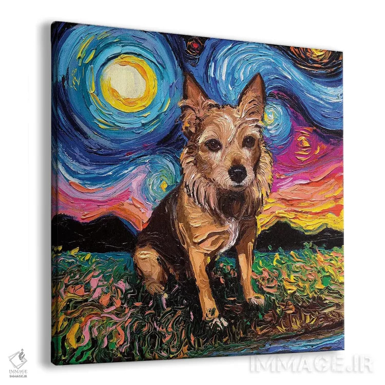 تابلو تِریِر استرالیایی اثر آجا تریر - نمای پرسپکتیو محصول