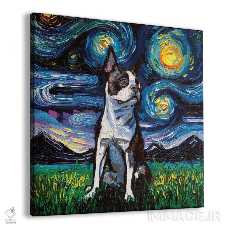 تابلو شب دوم تریِر بوستون اثر آجا تریر - نمای پرسپکتیو محصول